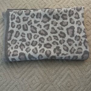 Barefoot Dreams CozyChic Leopard Print Blanket